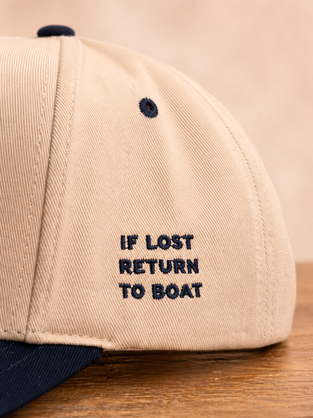 Navy Nauti Boy Snapback Hat